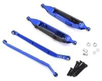 Hot Racing Yeti Jr. Carbon Fiber Graphite Rear Links Set (Blue)