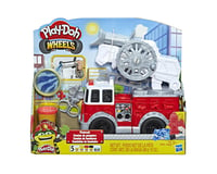 Hasbro Play-Doh Wheels Firetruck Toy with 5 Non-Toxic Colors