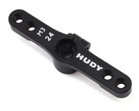 Hudy Aluminum Clamping 2 Hole Servo Horn (24T-Hitec)
