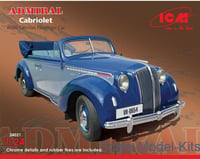 ICM 1/24 Wwii Admiral Convertible Car