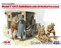 ICM 1/35 Wwi American Model T 1917 Ambulance