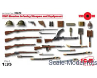 ICM 1/35 Wwi Russian Weapons/Equipment