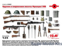 ICM 1/35 Wwi French Inf Weapon/Equipment