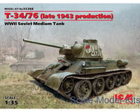 ICM 1/35Wwiisoviet T34/76Late43 Prod Mediu