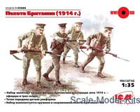 ICM 1/35 Wwi British Infantry W/Weapons 1914