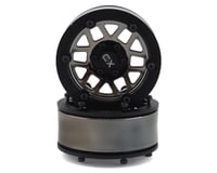 Incision KMC XD229 Machete 1.9 Plastic Beadlock Wheels (2) (Black Chrome)