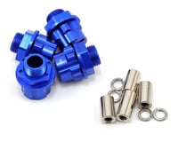 Team Integy 17mm Aluminum Hex Wheel Hub Set (Blue) (4) (+6mm Offset)