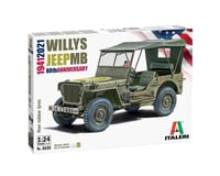 Italeri Models 1/24 Jeep Willy Mb 80Th Anniv