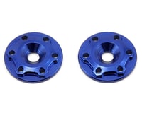 JConcepts Aluminum "Finnisher" Wing Button (Blue) (2)