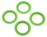 JConcepts Tribute Monster Truck Wheel Mock Beadlock Rings (Green) (4)