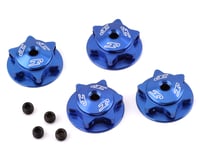 JConcepts 17mm Finnisher Serrated Magnetic Wheel Nut (Blue)