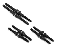 JConcepts Losi Mini-T 2.0/Mini-B Fin Titanium Turnbuckle Kit (Black) (6)