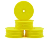 JConcepts 12mm Hex Mono 2.2 Hex Front Wheels (4) (TLR 22 5.0) (Yellow)