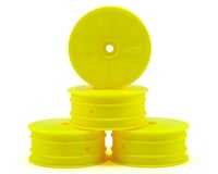 JConcepts 12mm Hex Mono 2.2 4WD Front Buggy Wheels (4) (22-4) (Yellow)
