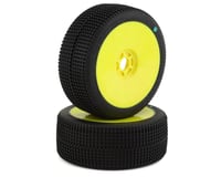 Jetko Tires Sting 1/8  Buggy Pre-Mounted Tires (2) (Yellow)