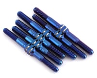 J&T Bearing Co. TLR 8X Titanium "Milled" Turnbuckle Kit (Blue)