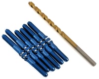 J&T Bearing Co. Associated B74.1 Titanium "Milled" XD Turnbuckle Kit (Blue)