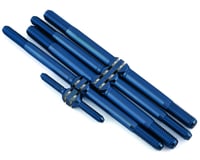 J&T Bearing Co. Associated RC8T3.2 Titanium "Milled" Turnbuckle Kit (Blue)