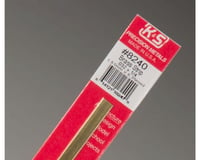 K&S Engineering Brass Strips 12",. 032 X 1/4", Carded