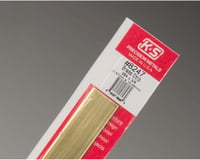 K&S Engineering Brass Strips 12", 064 X 1", Carded