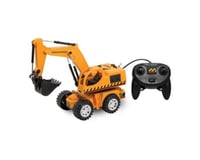 Kid Galaxy Remote Control Excavator. 6 Function Toy Tractor Digger
