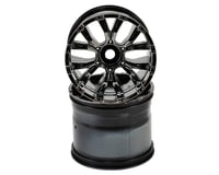 Losi 420S Force Wheel w/Cap (Black Chrome) (2)