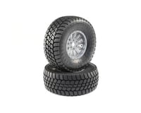 Losi Super Baja Rey Pre-Mounted Desert Claw Tire w/Wheel (Grey) (2)