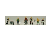 Model Power HO Track Laying Crew (6) (Painted)