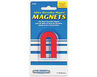 The Magnet Source  Red Alnico Horseshoe Magnet