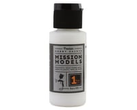 Mission Models Gloss White Base for Chrome Acrylic Hobby Paint (1oz)