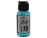 Mission Models Iridescent Duck Teal Acrylic Hobby Paint (1oz)
