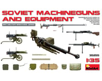 MiniArt 1/35 Wwii Soviet Machine Guns + Equipmen