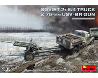 MiniArt 1/35 Wwii Soviet 2-Ton Truck 76Mm Usv-Br