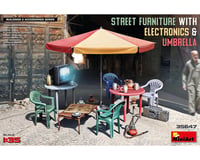 MiniArt 1/35 Street Furniture Umbrella + Acc