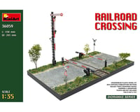 MiniArt 1/35 Railroad Crossing W/Cobblestone