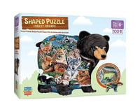 Masterpieces Puzzles & Games 100PUZ FOREST FRIENDS SHAPED PUZZLE