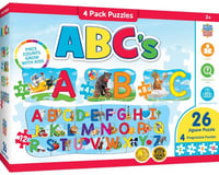 Masterpieces Puzzles & Games EDUCATIONAL ABCS 4 PACK PUZZLE