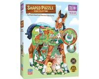 Masterpieces Puzzles & Games 100PUZ PONY PLAYTIME SHAPED PUZZLE