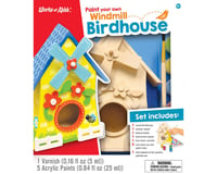 Masterpieces Puzzles & Games Windmill Birdhouse Wood Kit /Paint/Brush