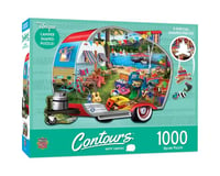 Masterpieces Puzzles & Games 1000PUZ SHAPED HAPPY CAMPERS