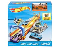 Mattel Hot Wheels Rooftop Race Garage Exclusive Playset