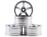 MST Flat silver 5 spokes wheel offset 5 (4)