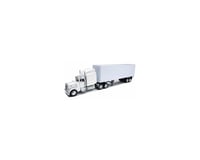 New Ray 14363 Peterbilt 379 With Dry Van - All-White Toy Truck