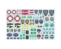 Round 2 Polar Lights 1/25 NYC Auxiliary Service Logos Decal Pack