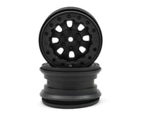 Pro-Line Denali 2.2 8 Spoke Bead-Loc Crawler Wheels (2) (Black/Black)