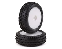 Pro-Line Mini-B Front Pre-Mounted Wedge Carpet Tire w/8mm Hex (White) (2)