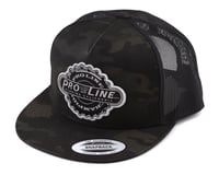 Pro-Line Manufactured Trucker Snapback Hat (Dark Camo) (One Size Fits Most)