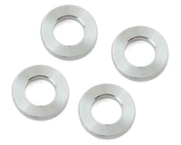 PSM 4x10x1mm RC8B3 Lower Arm Spacer (Silver) (4)