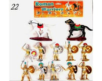 BMC Toys 1/32 Roman Warriors Figure Playset (10 w/Shields,