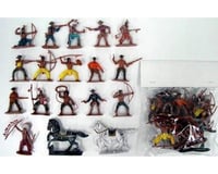 BMC Toys 1/32 Cowboys & Indians Figure Playset #1 (16 w/Wea